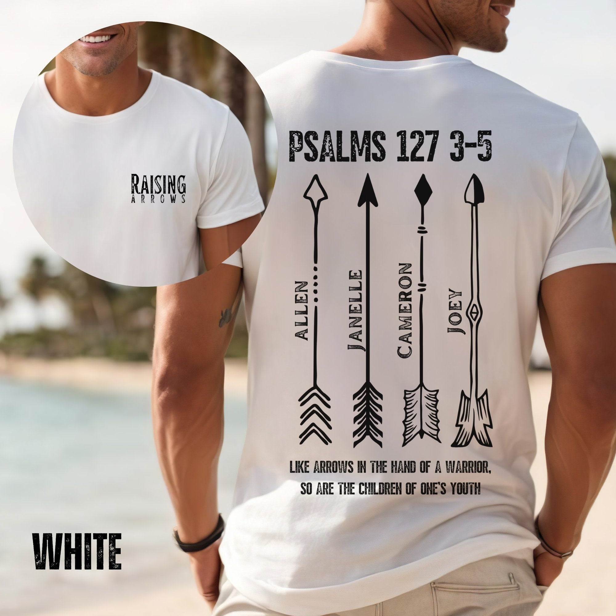Raising Arrows Father's Day Gift, Christian Shirt for Dad, Gift for Husband, Apparel for Dad, Christian Gift for Dad, Birthday Gift for Him